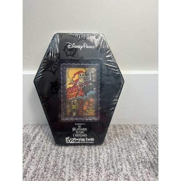 Disney Nightmare Before Christmas HAUNTED MANSION HOLIDAY NIB Playing Cards - Picture 1 of 3